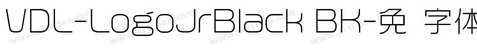 VDL-LogoJrBlack BK字体转换